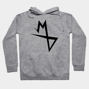 MEMODEMO Black Logo Hoodie